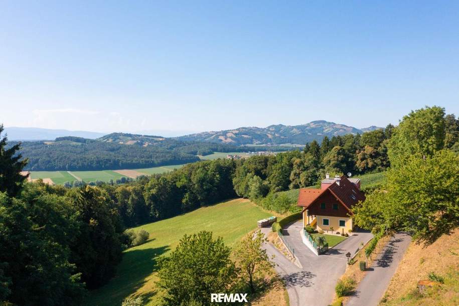„Aussichtslage der Extraklasse – Südsteiermark“, Haus-kauf, 1.349.000,€, 8453 Leibnitz