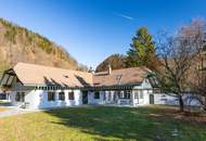 Herrschaftlicher privater Landsitz, gr. Grundstück, Einliegerwohnung &amp; private Liegewiese am Krottensee