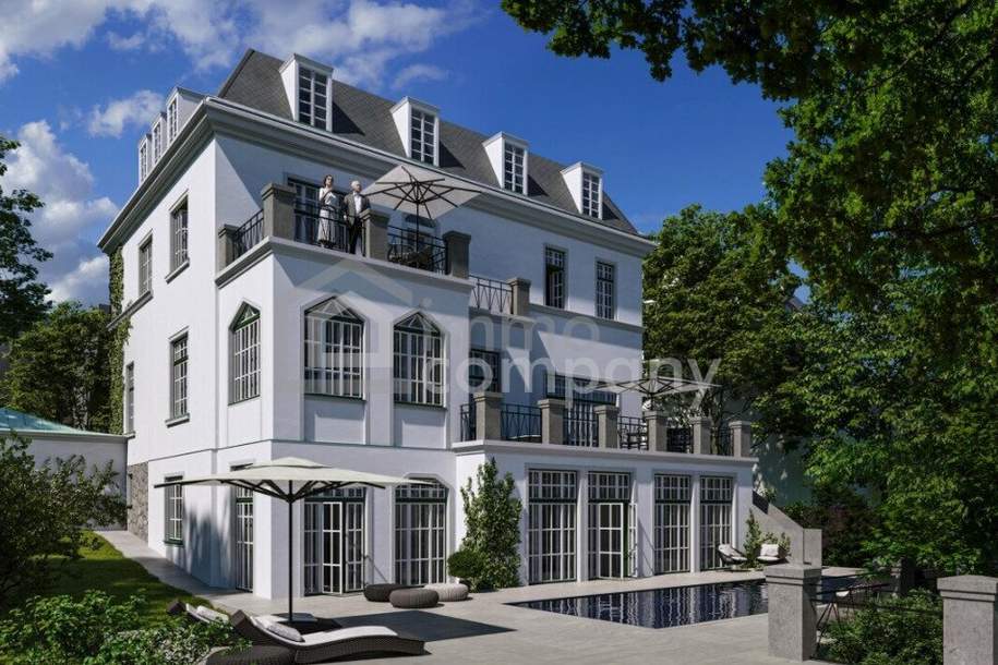 Sanierungsbedürftiges Villenprojekt im Gersthofer Cottage, Haus-kauf, 4.600.000,€, 1180 Wien 18., Währing