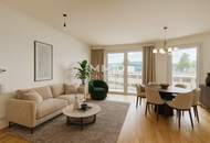 Von der Sonne geküsst: Provisionsfreier 2-Zimmer-Erstbezug mit 17 m² Balkon im 4. Stock
