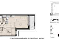 TOPLAGE und ERSTBEZUG: Straßenseitige, moderne 2-Zimmerwohnung mit Terrasse! Besichtigung ab Februar 2025 möglich!