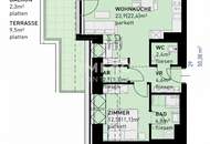 Charmante, helle 2-Zimmer-Terrassenwohnung - provisionsfrei