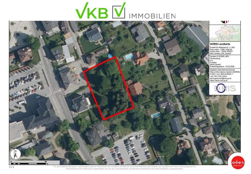 Traumhaftes Baugrundstück mit eigener Zufahrt in bester Lage von Mattighofen!