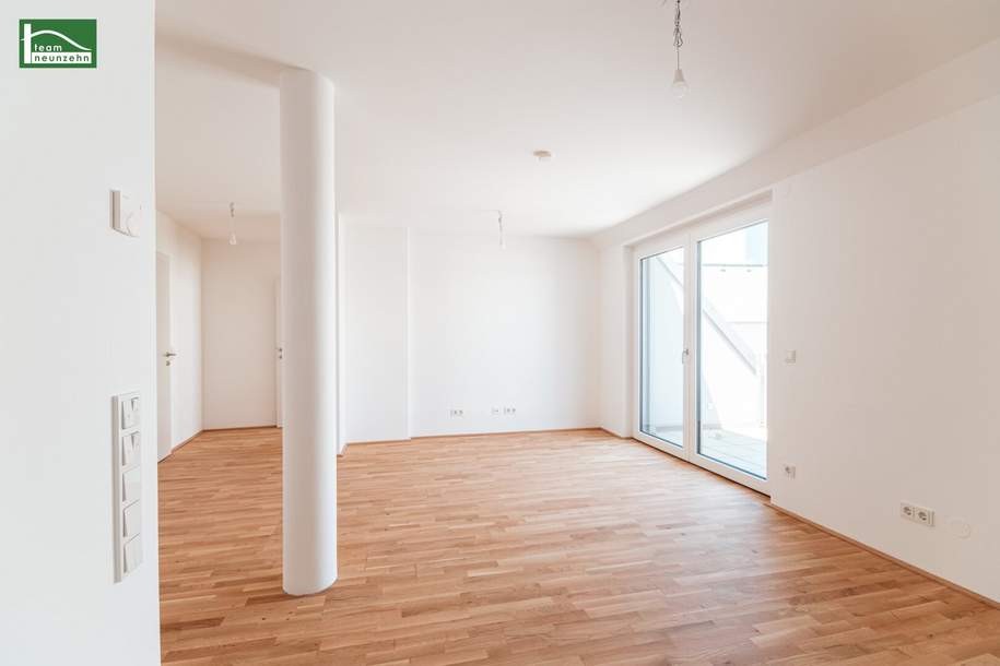 Über den Wolken .... Erstbezug im DG mit Terrasse und Küche in Bestlage unweit der U1 - Kagraner Platz - sofort beziehbar, Wohnung-kauf, 429.000,€, 1220 Wien 22., Donaustadt