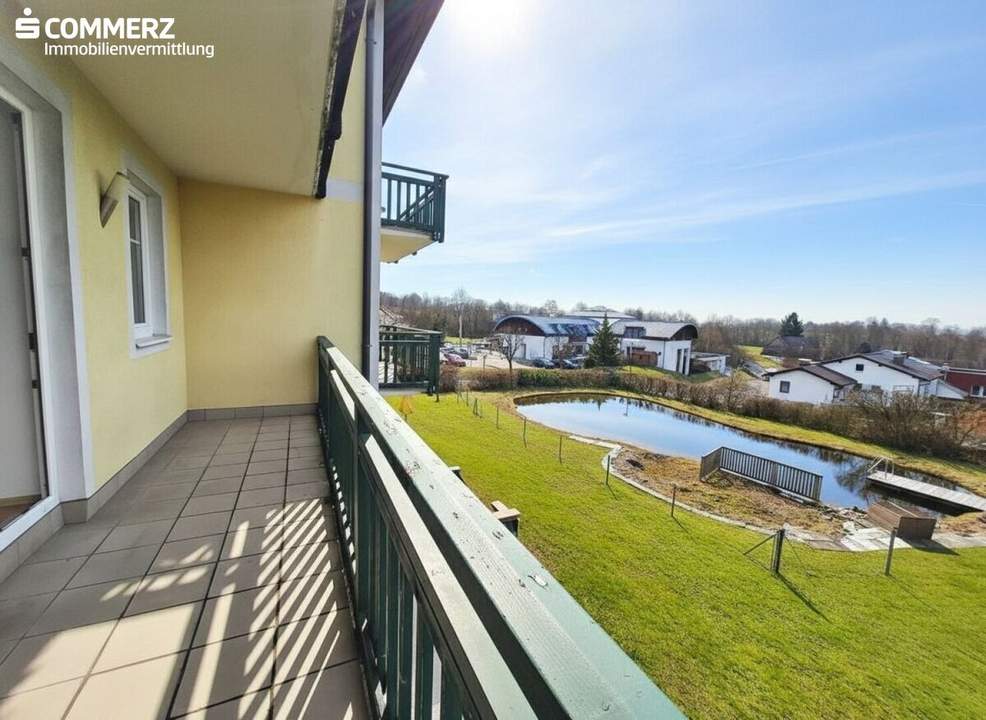 Geförderte 4 Zimmer-Wohnung mit Badeteich