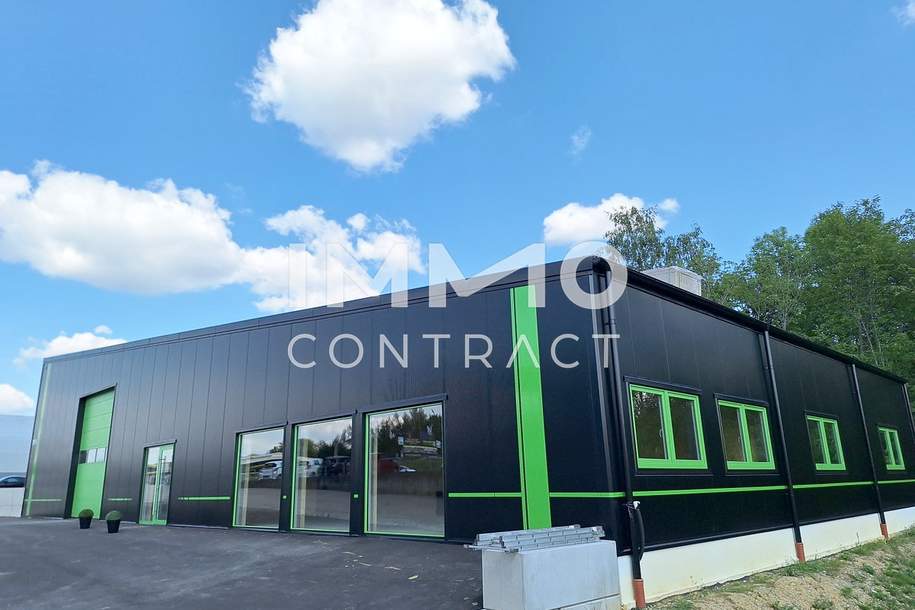 Moderne neue Gewerbeimmobilie mit Büro in Haidershofen / Vestenthal., Gewerbeobjekt-miete, 4.192,00,€, 4431 Amstetten