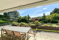 Pötzleinsdorf: Luxuriöse Wohnung mit Panorama-Blick, Wellnessoase & Gartenidylle
