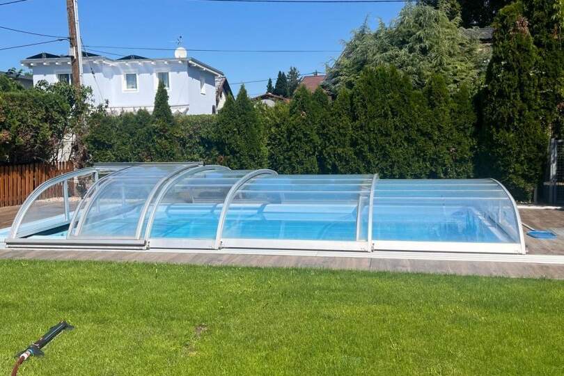 Charmantes Einfamilienhaus mit Garten &amp; Pool in ruhiger Lage – 1210 Wien + auf Eigengrund in einer gepflegten Kleingartenvereinssiedlung, Haus-kauf, 650.000,€, 1210 Wien 21., Floridsdorf