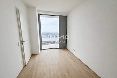 Frühstück mit Stephansdom, Abend mit Lichtermeer im Prater: DC2 Tower: 37. Etage, Wohnung-miete, 1.100,00,€, 1220 Wien 22., Donaustadt