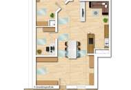 Schöne Dachgeschosswohnung in Eggerding: 109 m², 3 Zimmer, Terrasse &amp; Garage!