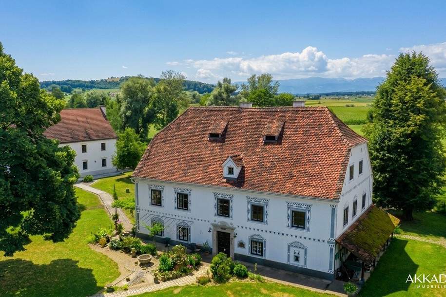 Historisches Anwesen I Herrenhaus I Reitstall I 10 Hektar Grund I Nähe Graz, Haus-kauf, 8411 Leibnitz