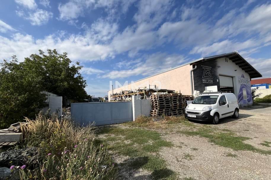 Im Speckgürtel von WienGewerbehalle mit Außenbereich, Gewerbeobjekt-miete, 2.824,71,€, 2120 Mistelbach