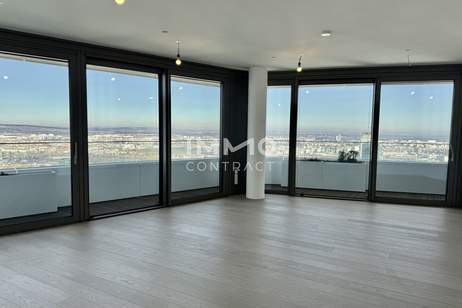 Exklusive 120m² Luxuswohnung mit 20m² Balkon &amp; atemberaubendem Kahlenberg-Blick im 45. Stock, Wohnung-kauf, 1.751.500,€, 1220 Wien 22., Donaustadt