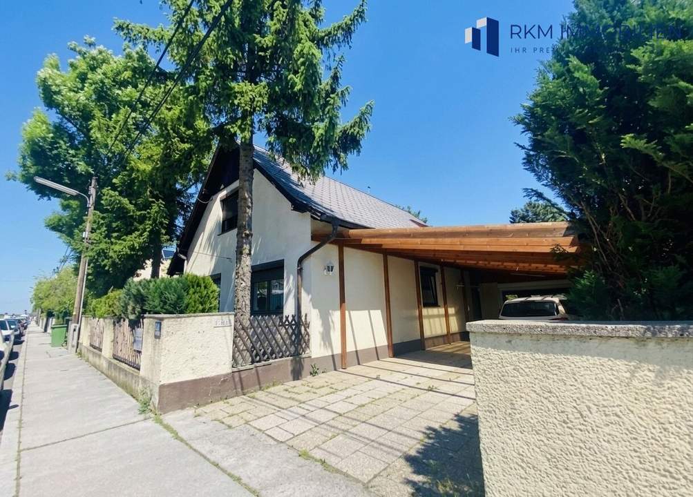Charmantes Einfamilienhaus 4 Zi., Garten, Terrasse, Garage in 1220 Wien um 550.000 €