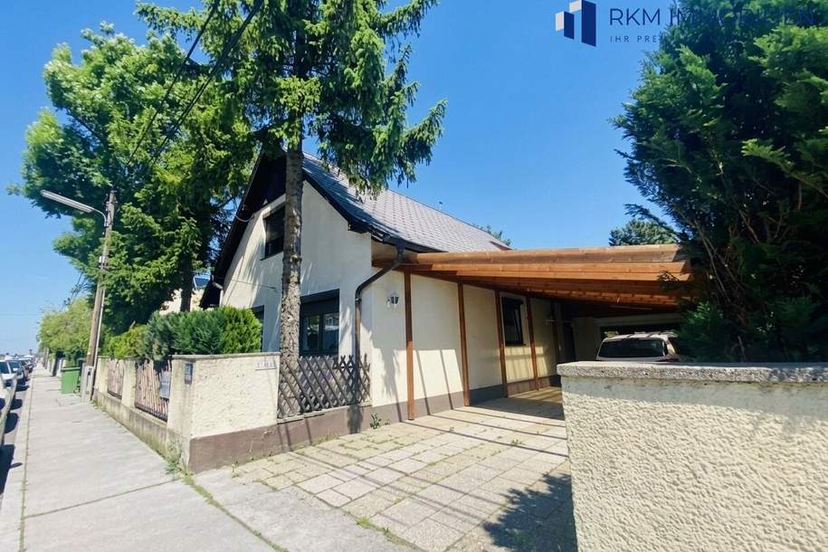 Charmantes Einfamilienhaus 4 Zi., Garten, Terrasse, Garage in 1220 Wien um 550.000 €, Haus-kauf, 550.000,€, 1220 Wien 22., Donaustadt