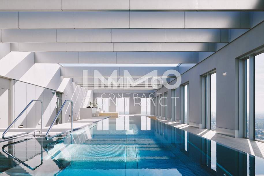 28. Stock provisionsfrei: Design trifft Ausblick - U1 Kagran, Wohnung-kauf, 435.000,€, 1220 Wien 22., Donaustadt