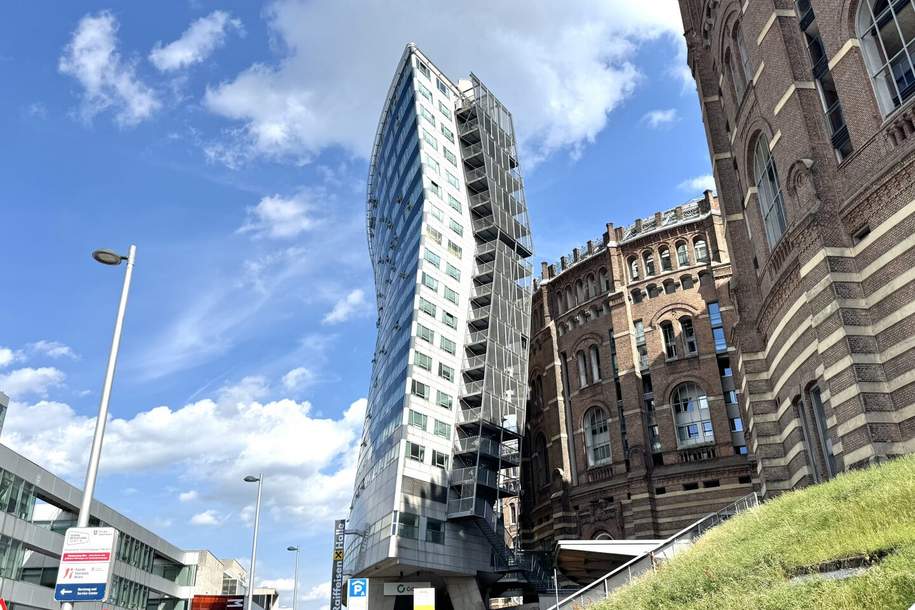 Familienwohnung im 9. Stock beim Gasometer, Wohnung-miete, 1.990,00,€, 1030 Wien 3., Landstraße