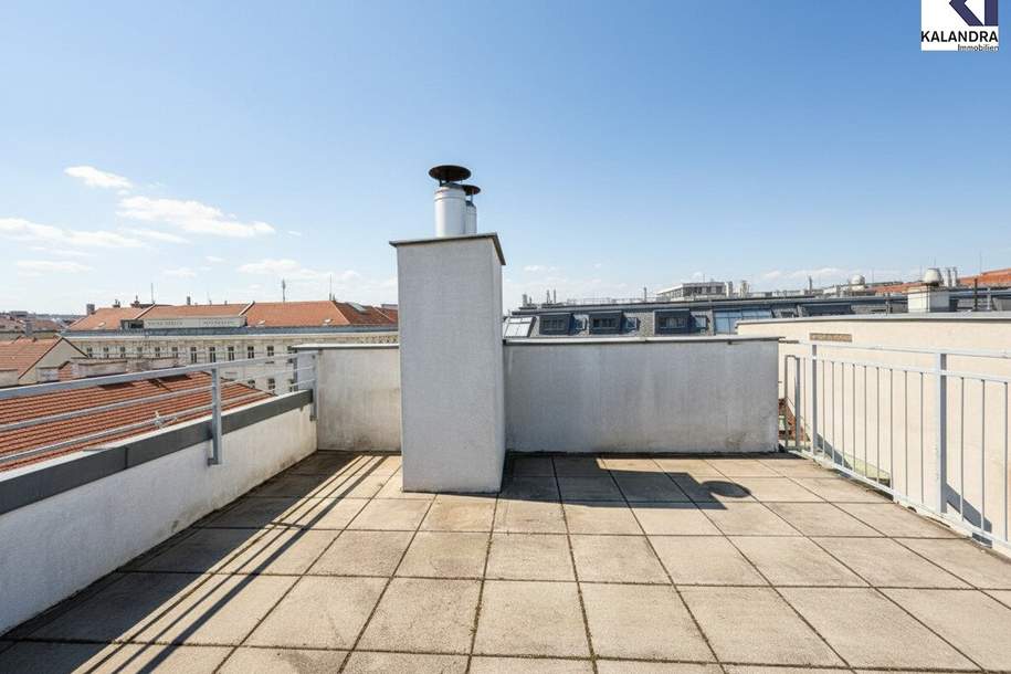 360° TOUR // PENTHOUSE mit TERRASSE und BALKON, Wohnung-miete, 2.999,00,€, 1050 Wien 5., Margareten