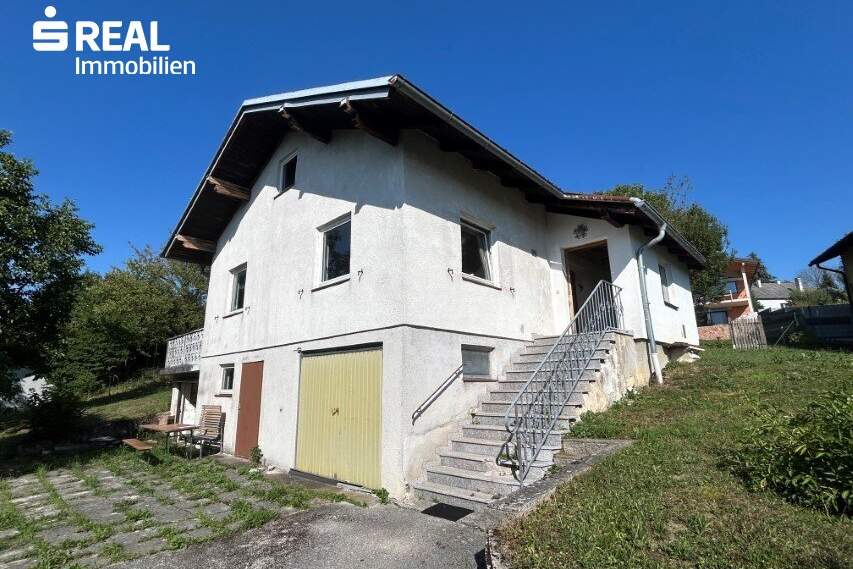 Grundstück in ruhiger Sackgassenlage – Sanierungsobjekt oder ideale Basis für Ihren Neubau, Haus-kauf, 159.000,€, 3313 Amstetten