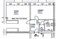 Helle und ruhige Wohnung im 1.Liftstock