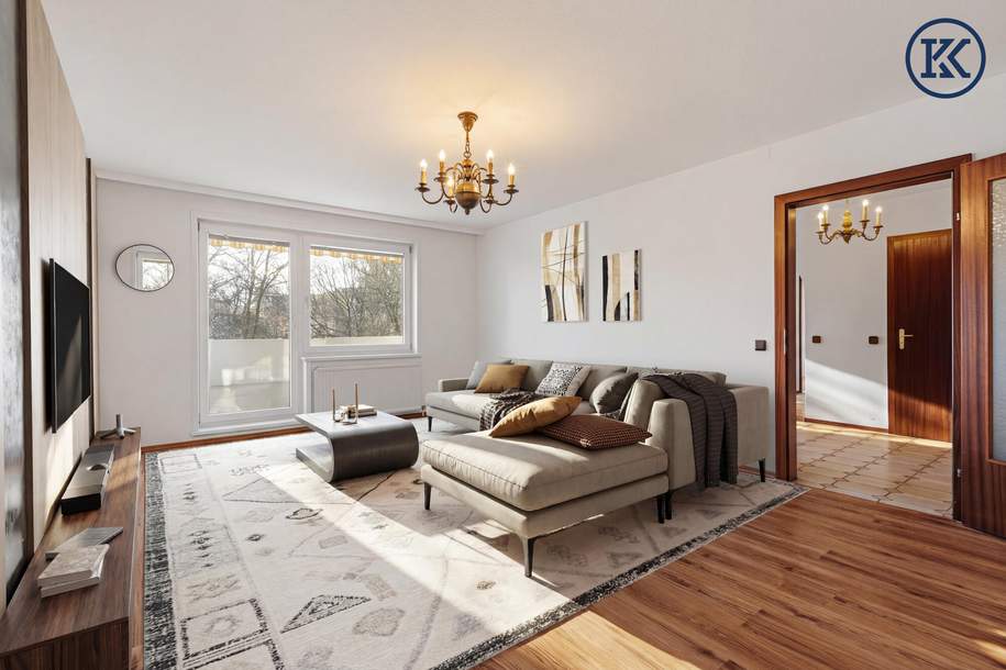 Sonniges Wohnglück in Meidling: Süd-Ausrichtung mit grünem Ausblick und Ruhelage, Wohnung-kauf, 1120 Wien 12., Meidling