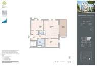 Provisionsfrei: Erstbezug und fertig - kompakte 3 Zimmer Wohnung - Luxuriös im Grünen Wohnen