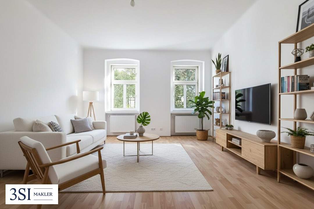 Ideal für Singles oder Pendler - Charmante 1-Zimmer-Wohnung mit Grünblick