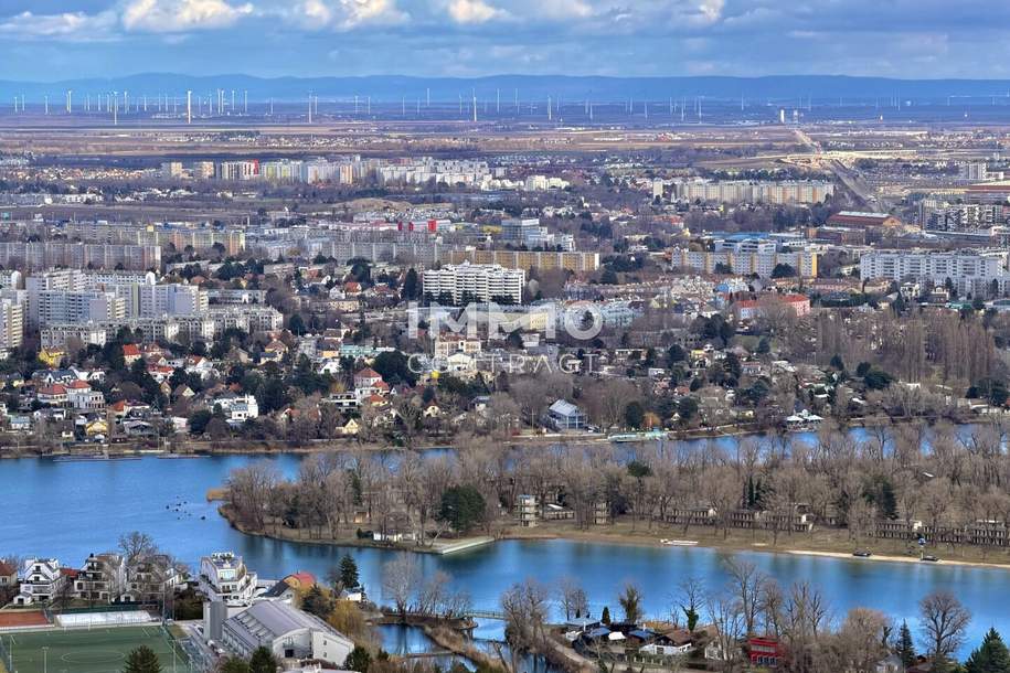 Ostseitiges Studio im Hochhaus – Wohnen mit Morgenlicht im 45 Stock, Wohnung-miete, 1.250,00,€, 1220 Wien 22., Donaustadt