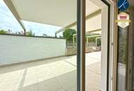 Zentrum: 3-Zimmer Wohnung mit 57m² Terrasse / Garage möglich