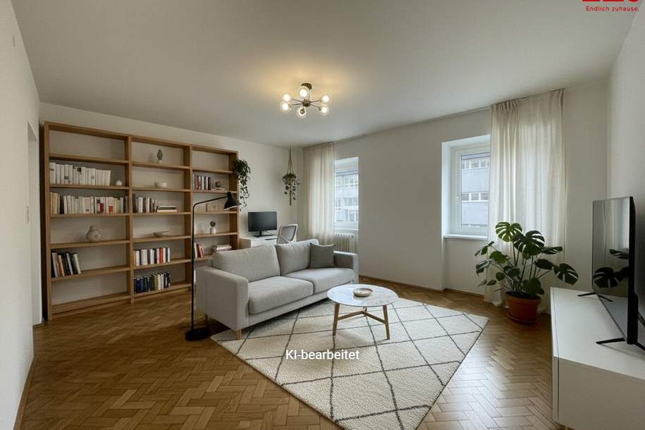 Mitten im Zentrum leben: Stilvoll sanierte 3-Zimmer-Erdgeschoßwohnung - ideal für Familien mit Vorliebe für das Stadtleben, mit Homeoffice-Möglichkeiten, Wohnung-kauf, 179.000,€, 4020 Linz(Stadt)