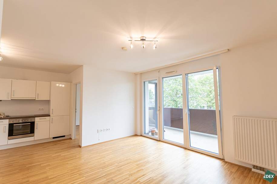 Moderne 2-Zimmer Wohnung mit Balkon nahe S-Bahn Jedlersdorf, Wohnung-miete, 979,00,€, 1210 Wien 22., Donaustadt
