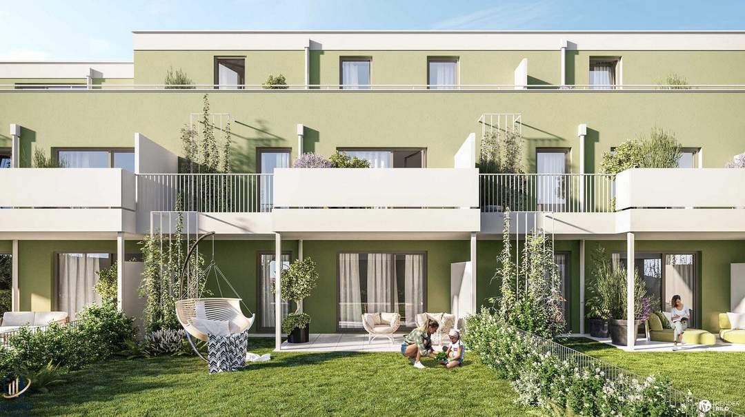 "Neu errichtete und ideal aufgeteilte 3 Zimmerwohnung mit Garten und Terrasse"-PROVISIONSFREI