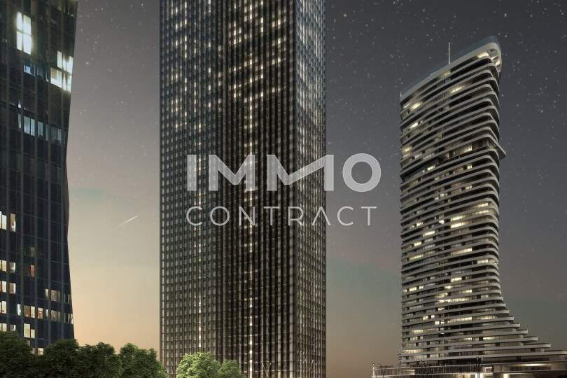 Urbanes City-Studio mit Kaiserwasserblick: DC2 Tower - U1 Donauinsel, Wohnung-miete, 1.100,00,€, 1220 Wien 22., Donaustadt