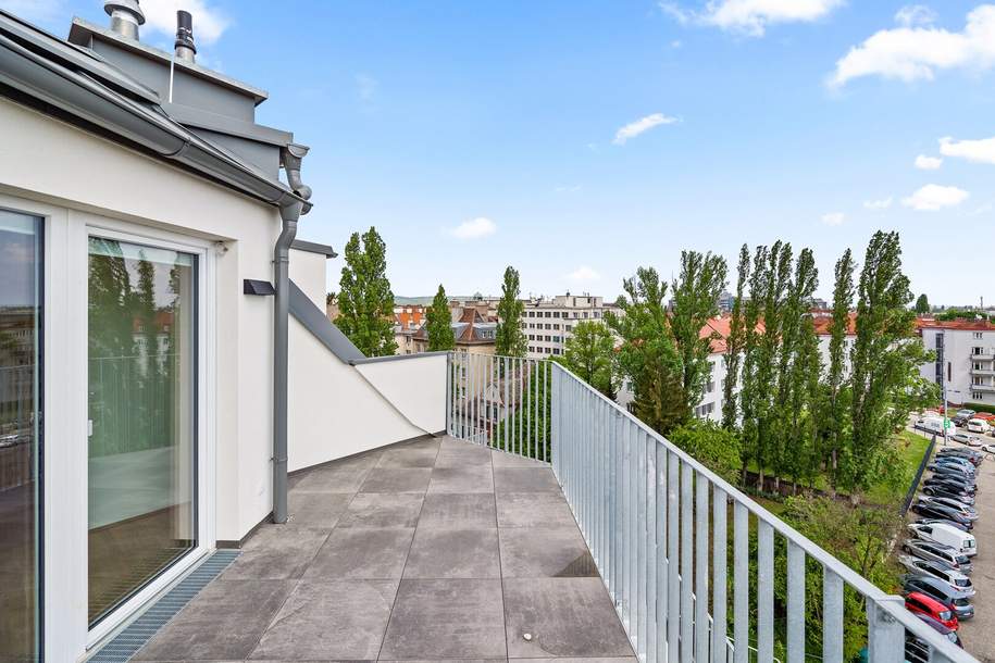 DACHWOHNUNG / TERRASSE/ Moderne 2-Zi DG-Wohnung mit Terrasse (top 54), Wohnung-kauf, 329.000,€, 1210 Wien 21., Floridsdorf