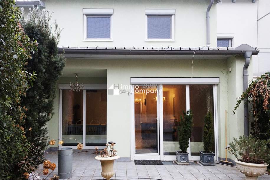 Ziegelmassives Reihenhaus mit Garage, Keller und privatem Garten - exklusive Grünruhelage über den Dächern von Neusiedl am See!, Haus-kauf, 525.000,€, 7100 Neusiedl am See