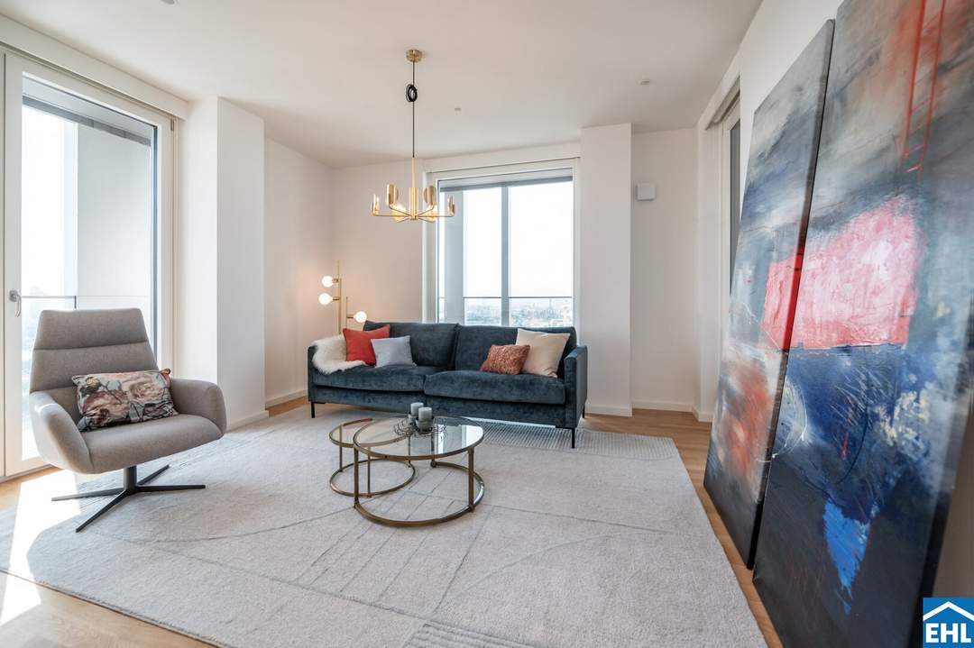 Erstbezug – 3-Zi.-Wohnung mit Rooftop Pool & Sauna