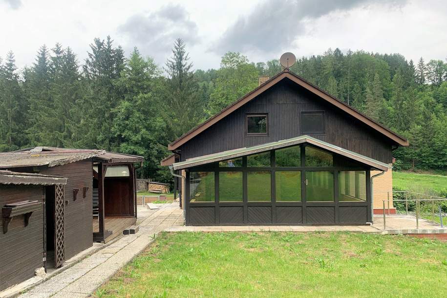 Großes Familienhaus auf dem Land mit Rundum-Grünblick!, Haus-miete, 1.440,00,€, 2831 Neunkirchen