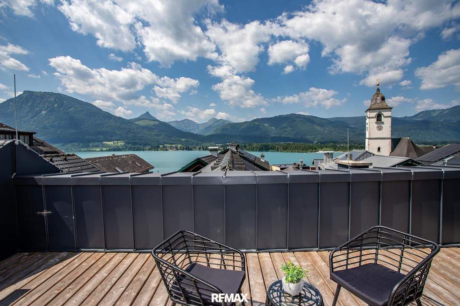 Stilvolle Eigentumswohnung mit Wolfgangseeblick in St. Wolfgang – auch als Zweitwohnsitz nutzbar!, Wohnung-kauf, 775.000,€, 5360 Gmunden