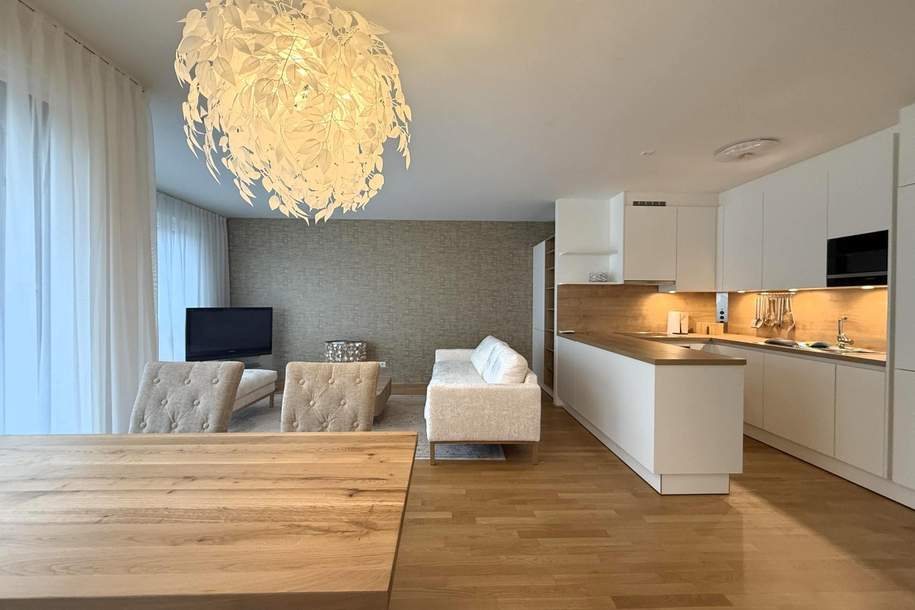 Exklusiv und komplett möblierte 3-Zimmer-Terrassenwohnung für gehob. Ansprüche // Excl. and fully furnished 3-room terr. apt for discerning tastes //, Wohnung-miete, 1.866,82,€, 1140 Wien 14., Penzing