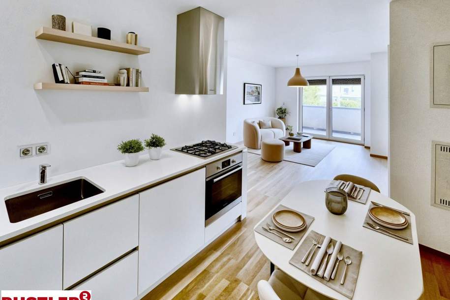 Erstbezug im Neubau in Essling – Hochwertige Eigentumswohnungen in Top-Lage, Wohnung-kauf, 246.000,€, 1220 Wien 22., Donaustadt