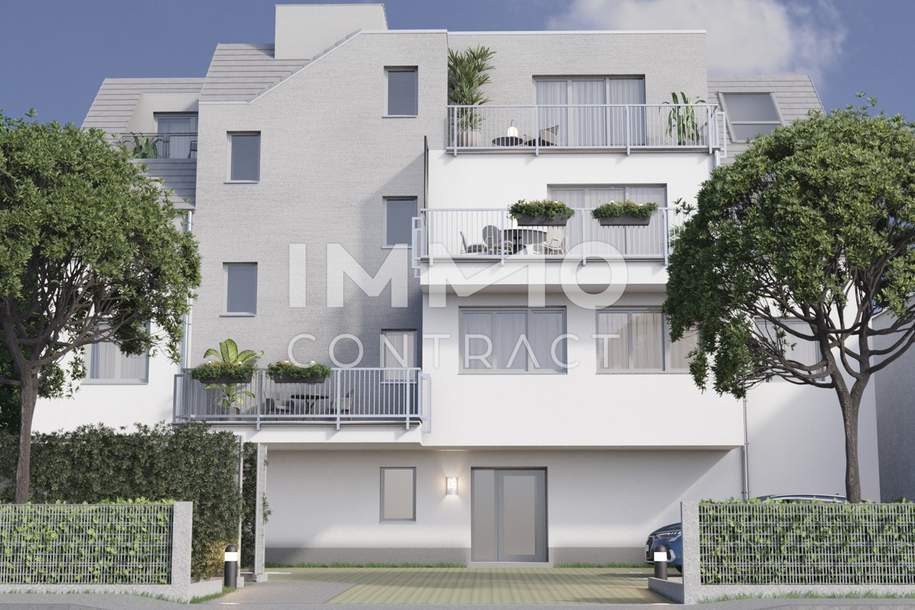 Provisionsfrei: Familiäres Wohnen in grüner Ruhelage – 9 Wohnungen mit Wärmepumpe &amp; Photovoltaik, Wohnung-kauf, 399.800,€, 1220 Wien 22., Donaustadt