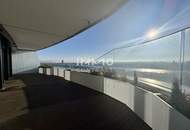 Ganz viel Balkon &amp; ganz Wien im Blick (Gym, Pool, Sauna, Doorman uvm): Neubau-Erstbezug DANUBEFLATS