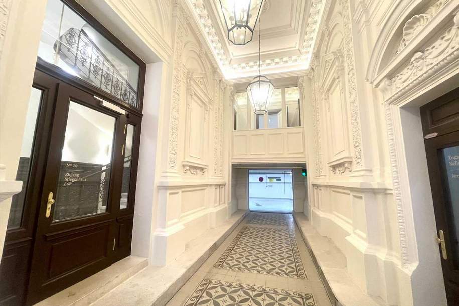 Repräsentative Office-Residenz am Puls der Stadt - Großzügigkeit trifft auf höchste Flexibilität!, Gewerbeobjekt-miete, 23.987,09,€, 1010 Wien 1., Innere Stadt