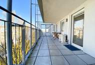 DG-Wohnung mit 2 Terrassen auf Wohnebene und phänomenalem Fernblick über Wien