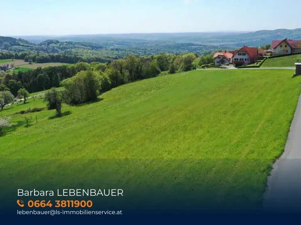 Wohnen am Pöllauberg! Bauplätze in bester Lage mit Aussicht und Lebensqualität!