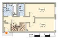3,5-Zimmer-Maisonette mit Balkon – Wohnen auf zwei Ebenen in 1110 Wien