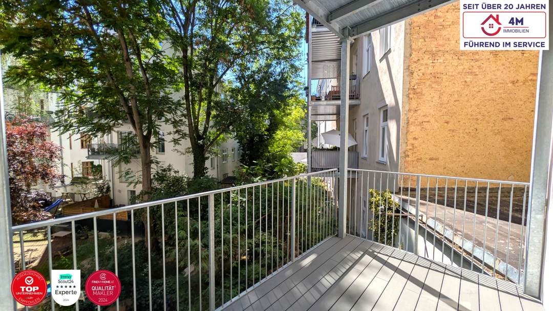 Modernsanierte Altbau-Oase mit märchenhaftem 8m² Balkon | 1140 Wien