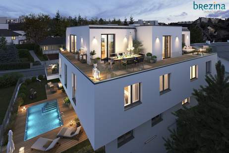 Penthouse ohne Schrägen mit 3 Terrassen und 3 Schlafzimmern, Wohnung-kauf, 499.000,€, 1220 Wien 22., Donaustadt