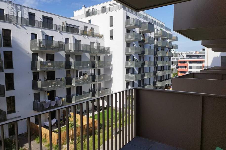 Ab 01.11.: Attraktive 2-Zimmer-Wohnung mit Balkon nahe U1-Station Rennbahnweg, Wohnung-miete, 949,00,€, 1220 Wien 22., Donaustadt