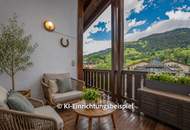 Dachgeschosswohnung mit schönem Bergblick